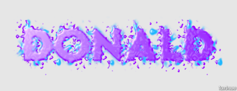 Donald Text Effect