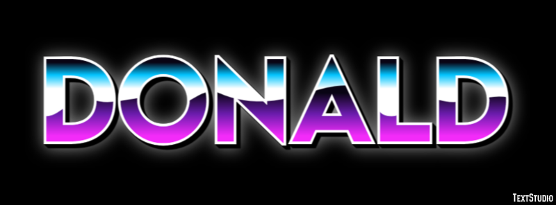 Donald Text Effect