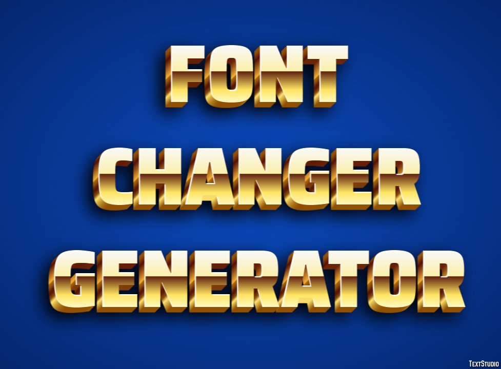 Font Changer Generator テキスト効果