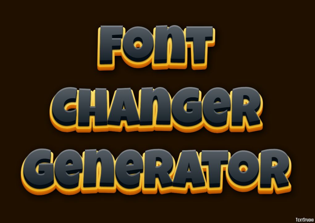 Font Changer Generator テキスト効果