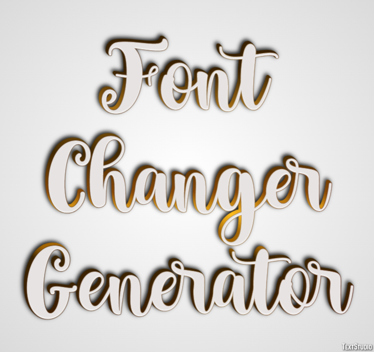 Font Changer Generator テキスト効果