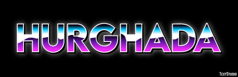 Hurghada Text effect