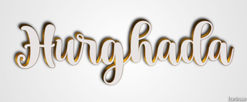 Hurghada Text effect