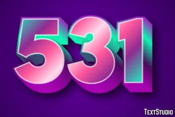 531 Efecto de Texto