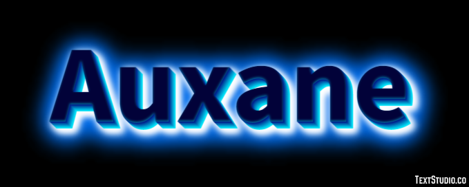 Auxane Efeito de texto