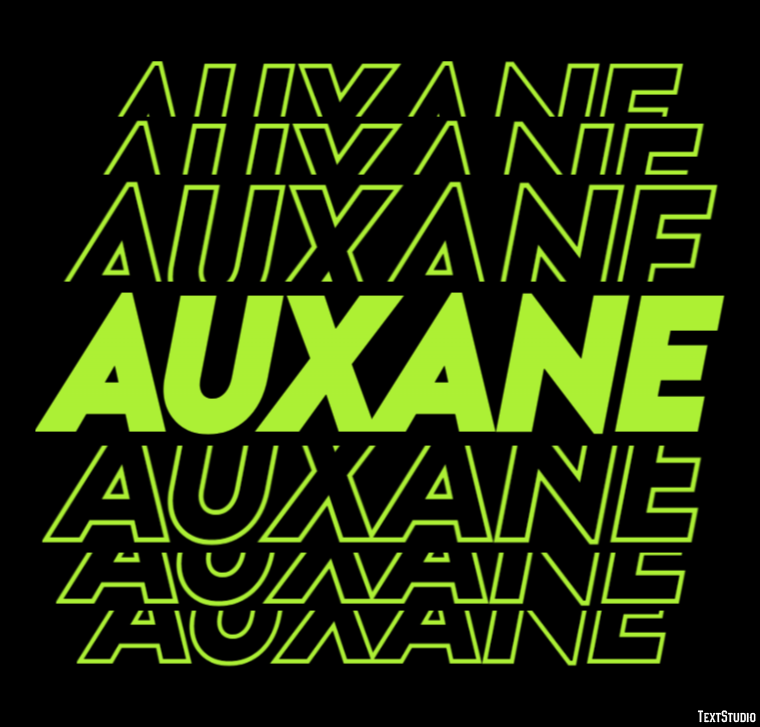 Auxane Efekt tekstowy