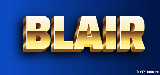 Blair テキスト効果