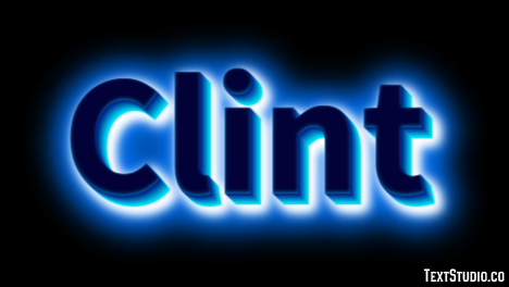 Clint Text Effect