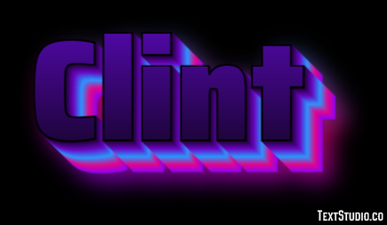 Clint Text Effect