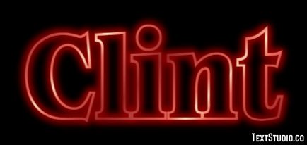 Clint Text Effect