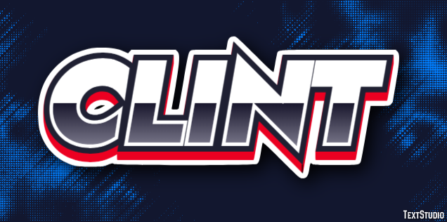 Clint Text Effect