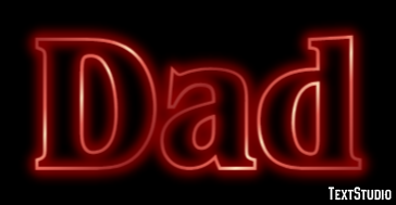 Dad Text Effect