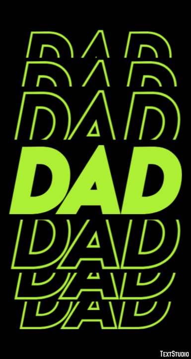 Dad Effetto testo