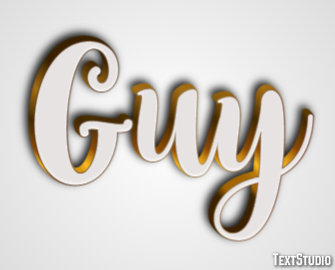 Guy Эффект текста