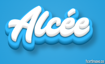 Alcée Text effect