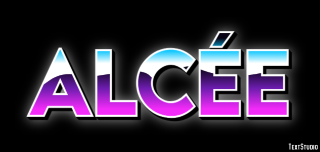 Alcée Text effect