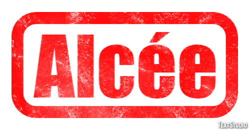 Alcée Text effect