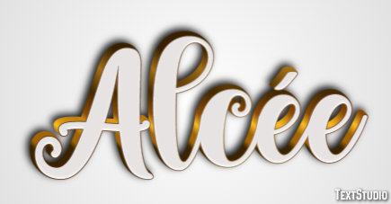 Alcée Text effect