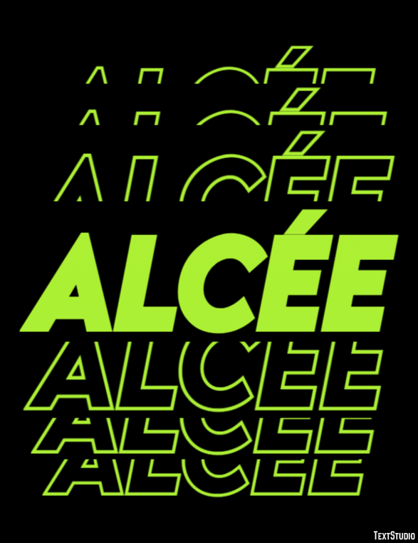 Alcée Efekt tekstowy