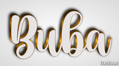 Buba Text Effect