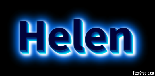 Helen Efeito de texto