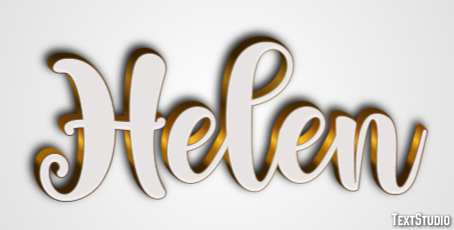 Helen Efeito de texto