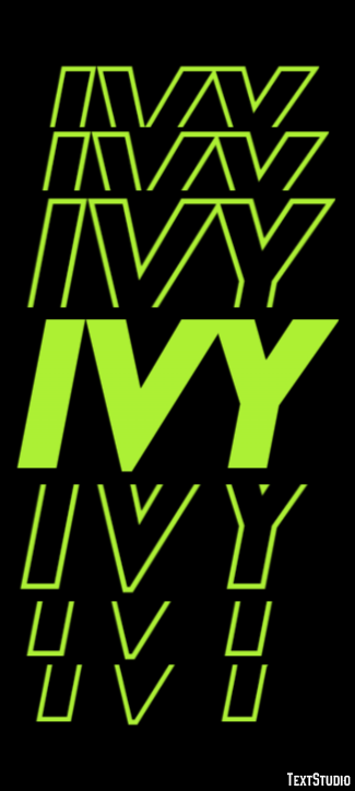 Ivy Efekt tekstowy