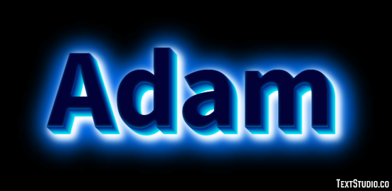 Adam テキスト効果