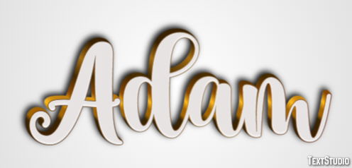 Adam テキスト効果