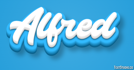 Alfred Text Effect
