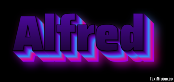 Alfred Efecto de Texto