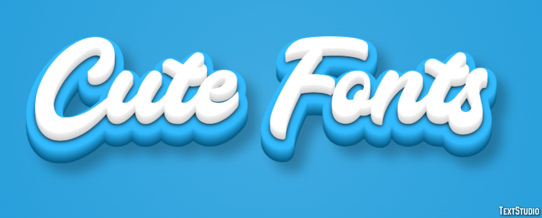 Cute Fonts Texteffekt