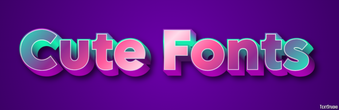 Cute Fonts Texteffekt