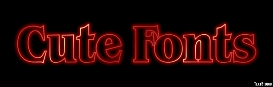 Cute Fonts Texteffekt
