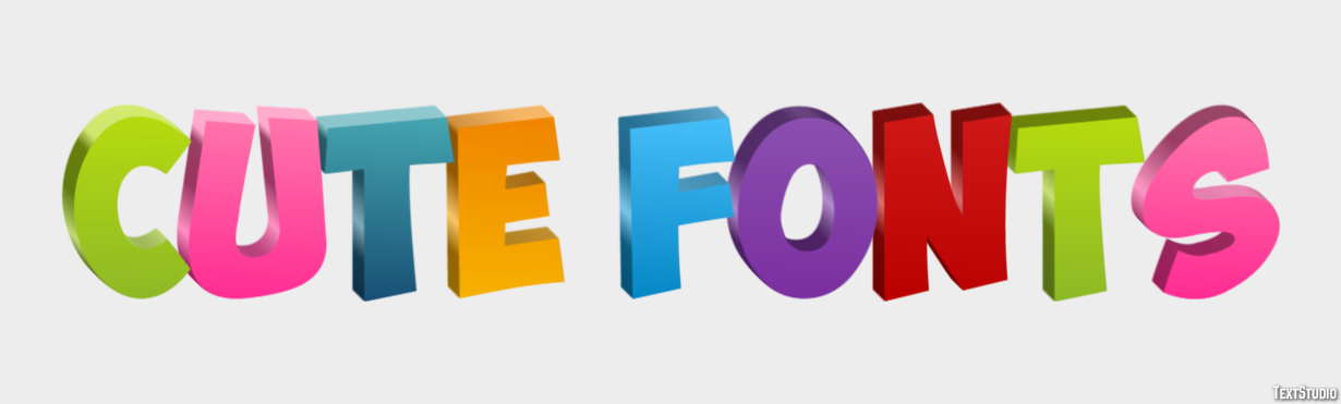 Cute Fonts Texteffekt