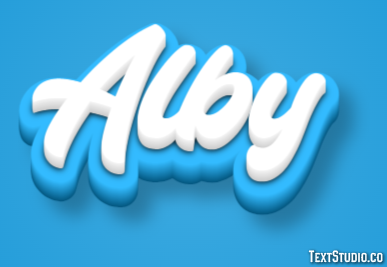 Alby Texteffekt