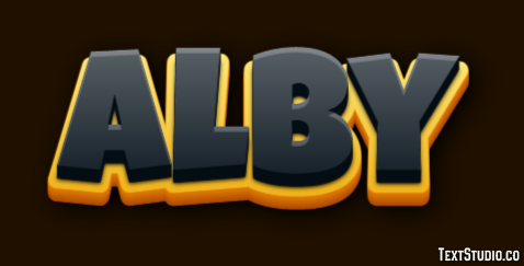 Alby Text Effect