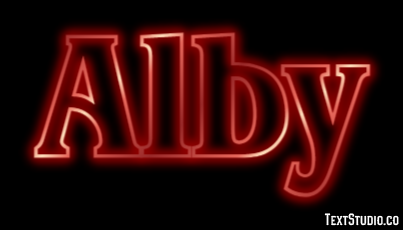 Alby Texteffekt