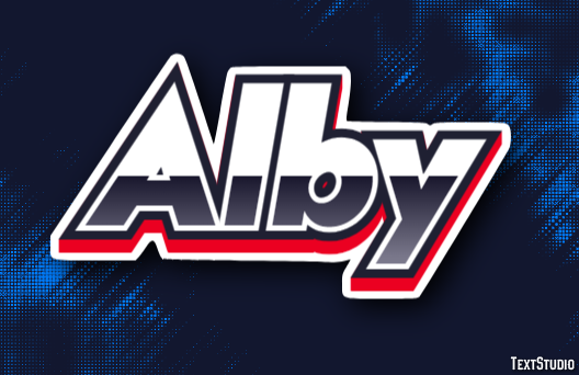 Alby Texteffekt