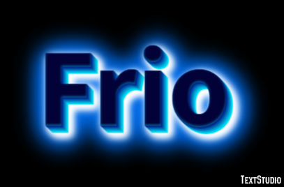 Frio Effet de Texte