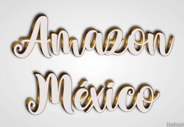 Amazon México Text Effect