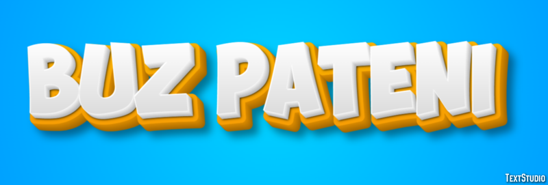 Buz Pateni Metin Efekti