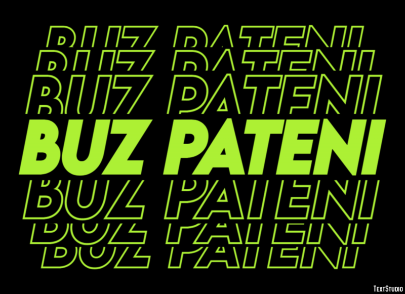 Buz Pateni Metin Efekti