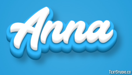 Anna Texteffekt