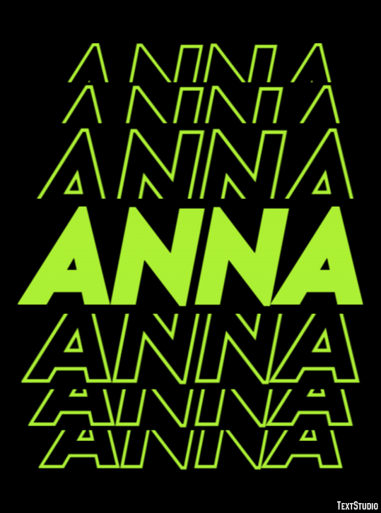 Anna Texteffekt
