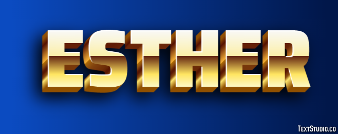Esther Text Effect