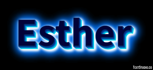 Esther Text Effect