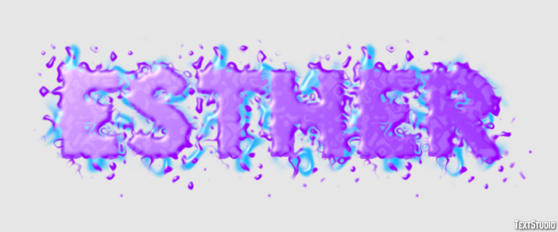 Esther Text Effect