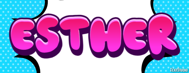 Esther Text Effect