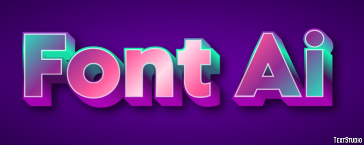 Font Ai Metin Efekti